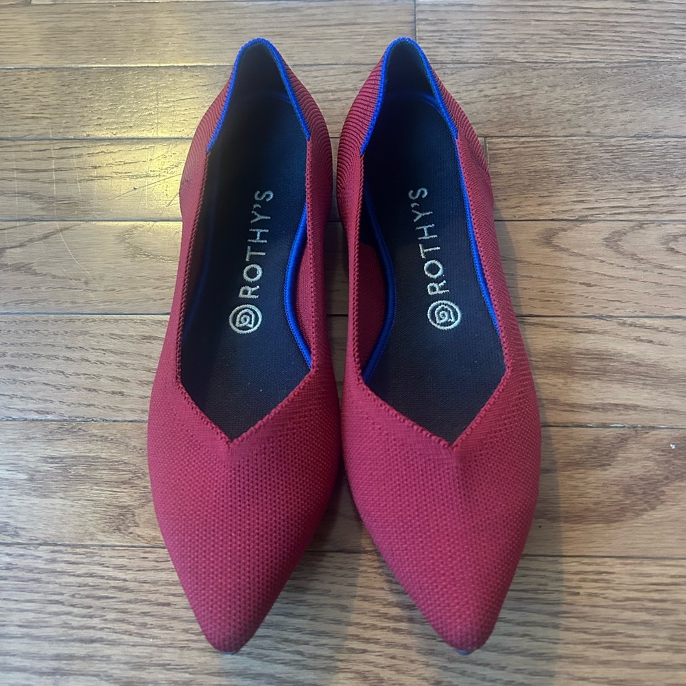 Rothy's Red Women's Point Flats